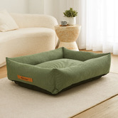 Charlies Pet Product Brody Linen-Look Dog Bed