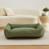 Charlies Pet Product Brody Linen-Look Dog Bed
