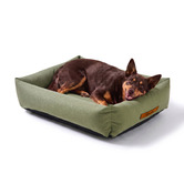 Charlies Pet Product Brody Linen-Look Dog Bed