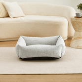 Charlies Pet Product Brody Linen-Look Dog Bed