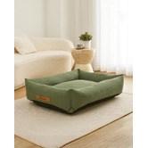 Charlies Pet Product Brody Linen-Look Dog Bed