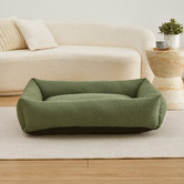 Charlies Pet Product Brody Linen-Look Dog Bed