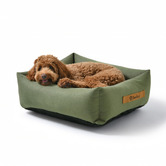 Charlies Pet Product Brody Linen-Look Dog Bed