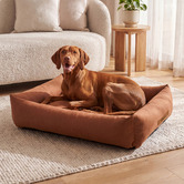 Charlies Pet Product Brody Linen-Look Dog Bed