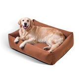 Charlies Pet Product Brody Linen-Look Dog Bed