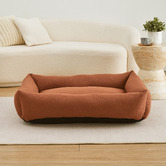 Charlies Pet Product Brody Linen-Look Dog Bed