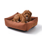 Charlies Pet Product Brody Linen-Look Dog Bed
