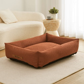 Charlies Pet Product Brody Linen-Look Dog Bed