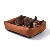 Charlies Pet Product Brody Linen-Look Dog Bed