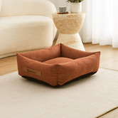 Charlies Pet Product Brody Linen-Look Dog Bed