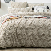 Chiswick Living Stone Medallion Cotton Quilt Cover Set