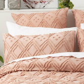 Chiswick Living Blush Medallion Cotton Quilt Cover Set