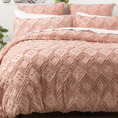 Chiswick Living Blush Medallion Cotton Quilt Cover Set