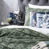 Chiswick Living Sage Medallion Cotton Quilt Cover Set
