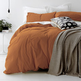 Chiswick Living Auburn European Vintage Cotton Quilt Cover Set