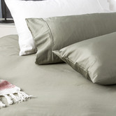 Chiswick Living Jade 500TC Natural Bamboo &amp; Cotton Quilt Cover Set