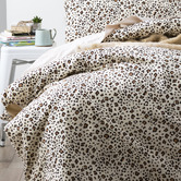 Chiswick Living Snow Leopard Flannelette Egyptian Cotton Quilt Cover Set