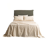 Chiswick Living Ginko Daidy Egyptian Cotton Flannelette Sheet Set