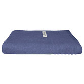 Bas Phillips Indigo Hayman Zero Twist Cotton Bathroom Towels