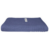 Bas Phillips Indigo Hayman Zero Twist Cotton Bathroom Towels