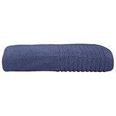 Bas Phillips Indigo Hayman Zero Twist Cotton Bathroom Towels