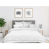 Bas Phillips White New York Cotton Quilt Cover Set