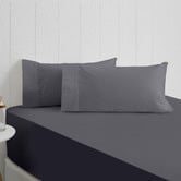 Radisson Home Charcoal Breathe Cotton Fitted Sheet