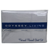 Radisson Home Plain Thermal Flannel Sheet Set