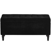 Radisson Home Velvet Luxe Bed Bench Ottoman
