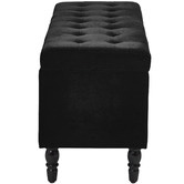 Radisson Home Velvet Luxe Bed Bench Ottoman
