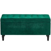 Radisson Home Velvet Luxe Bed Bench Ottoman
