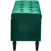 Radisson Home Velvet Luxe Bed Bench Ottoman