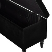 Radisson Home Velvet Luxe Bed Bench Ottoman