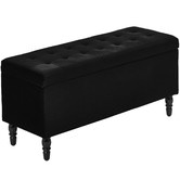 Radisson Home Velvet Luxe Bed Bench Ottoman
