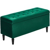 Radisson Home Velvet Luxe Bed Bench Ottoman