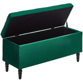 Radisson Home Velvet Luxe Bed Bench Ottoman