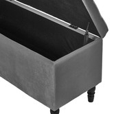 Radisson Home Velvet Luxe Bed Bench Ottoman