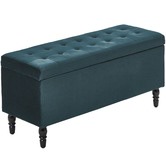 Radisson Home Velvet Luxe Bed Bench Ottoman