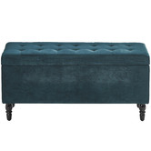 Radisson Home Velvet Luxe Bed Bench Ottoman