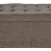 Radisson Home Velvet Luxe Bed Bench Ottoman