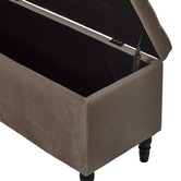Radisson Home Velvet Luxe Bed Bench Ottoman