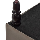 Radisson Home Velvet Luxe Bed Bench Ottoman
