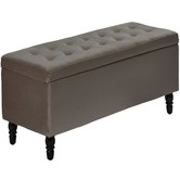 Radisson Home Velvet Luxe Bed Bench Ottoman