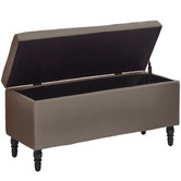 Radisson Home Velvet Luxe Bed Bench Ottoman