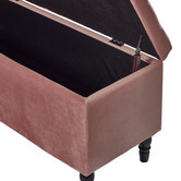 Radisson Home Velvet Luxe Bed Bench Ottoman