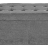 Radisson Home Velvet Luxe Bed Bench Ottoman