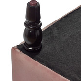 Radisson Home Velvet Luxe Bed Bench Ottoman