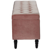 Radisson Home Velvet Luxe Bed Bench Ottoman