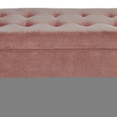 Radisson Home Velvet Luxe Bed Bench Ottoman