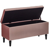 Radisson Home Velvet Luxe Bed Bench Ottoman